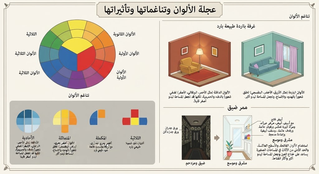 التأثير النفسي للألوان