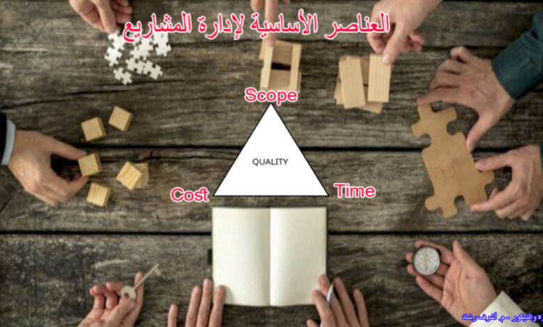 العناصر الأساسية لإدارة المشاريع