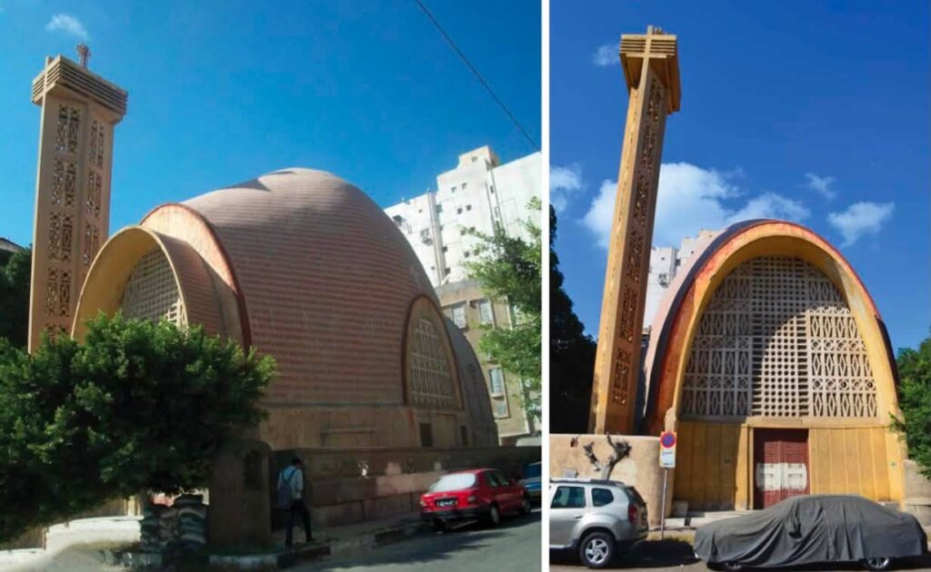 كنيسة سانت تريز المارونية في بورسعيد
المعماري نعوم شبيب