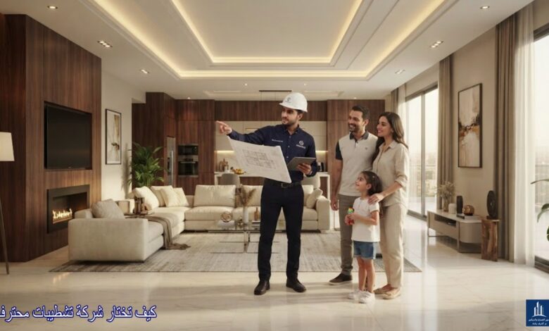 كيف تختار شركة تشطيبات