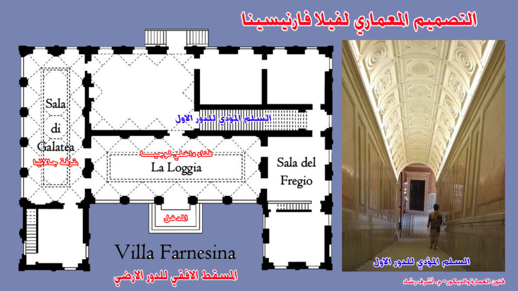 التصميم المعماري لفيلا فارنيسينا