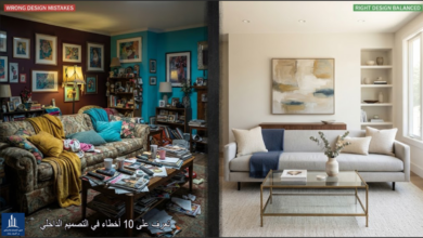 تعرف على 10 أخطاء في التصميم الداخلي