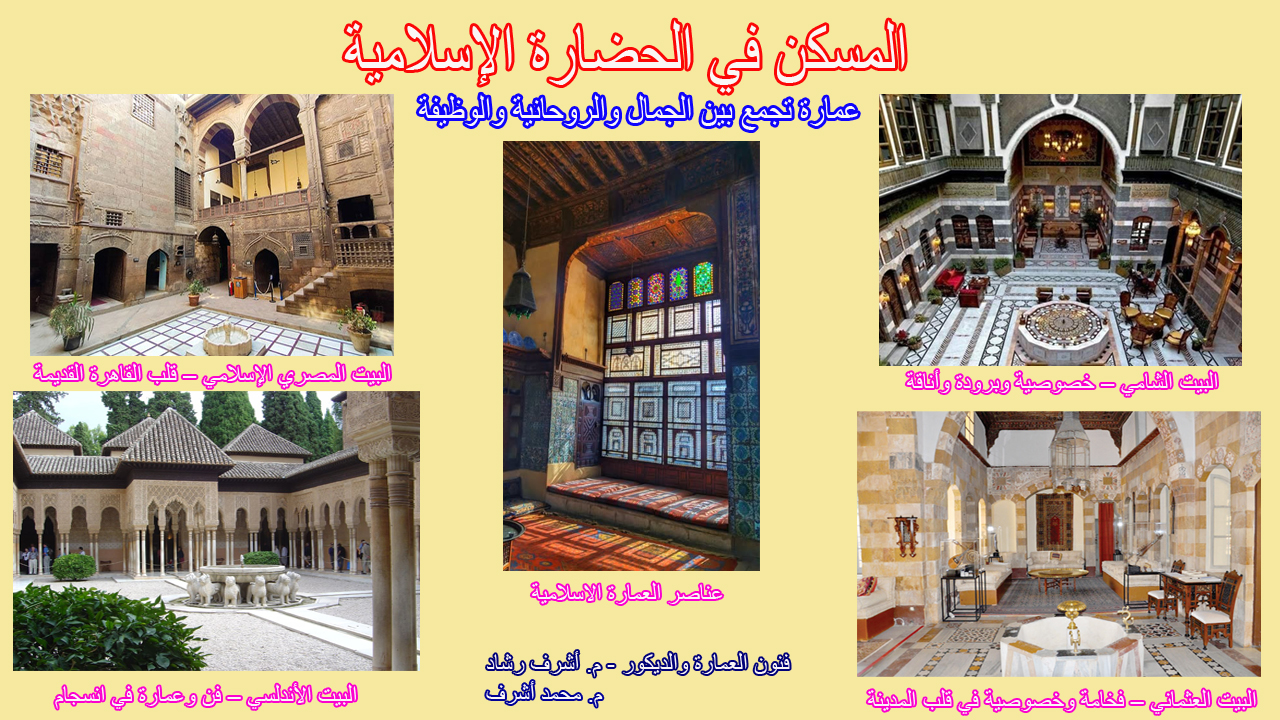 المسكن في الحضارة الاسلامية