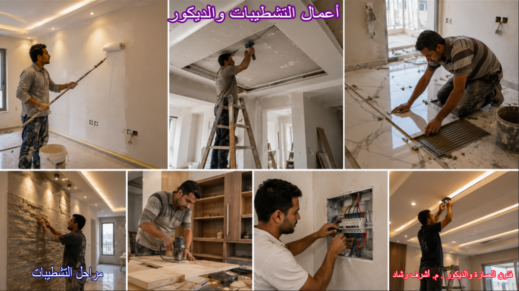 خدماتنا في أعمال التشطيبات