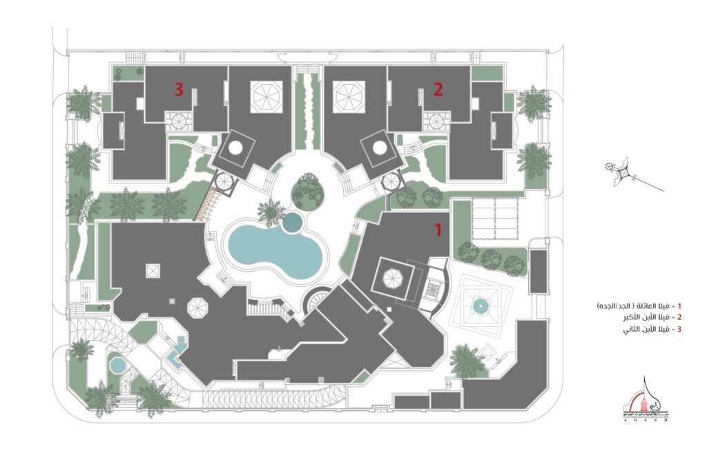 الموقع العام للمجمع السكني الخاص بمدينة الرياض