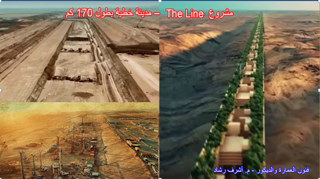 مشروع The Line – مدينة خطية بطول 170 كم