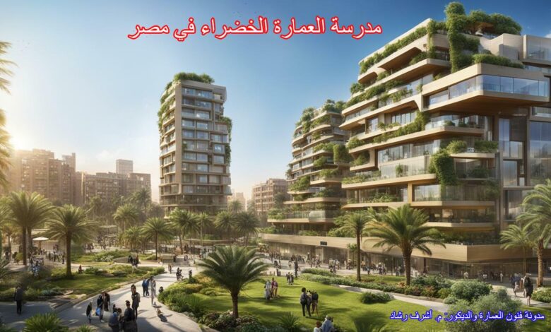 مدرسة العمارة الخضراء في مصر