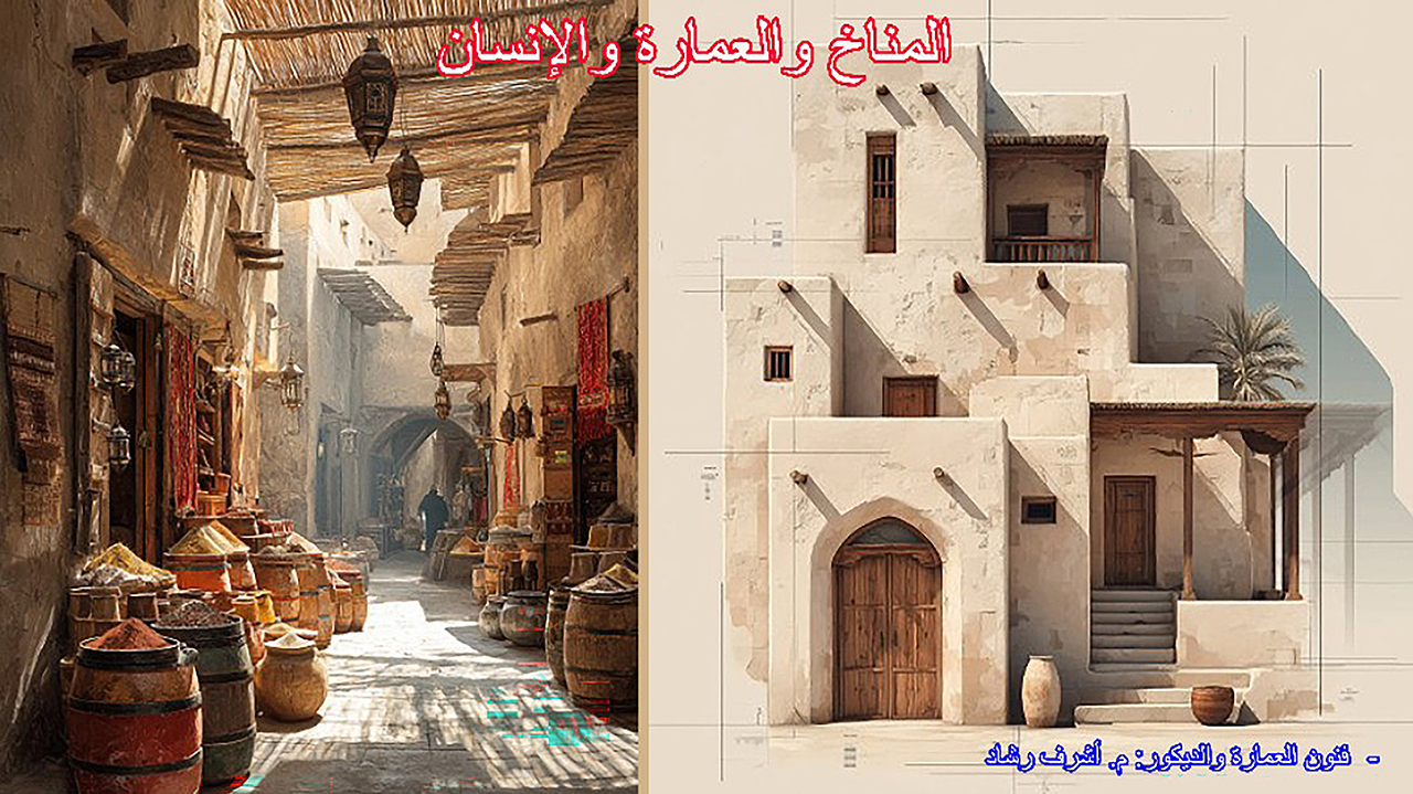 المناخ والعمارة والإنسان