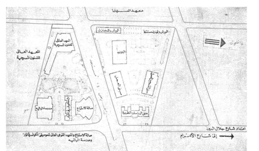 أكاديمية الفنون حالياً
المعماري أبو بكر خيرت