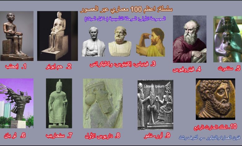 المعماريين المؤسسين - العشرة