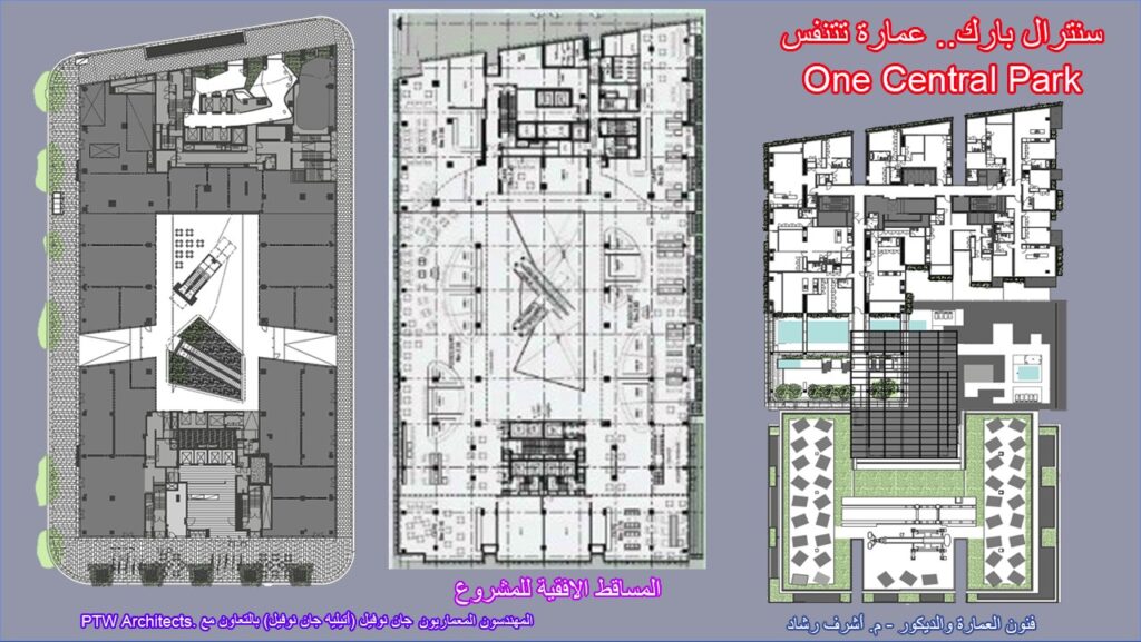 المساقط الأفقية لسنترال بارك