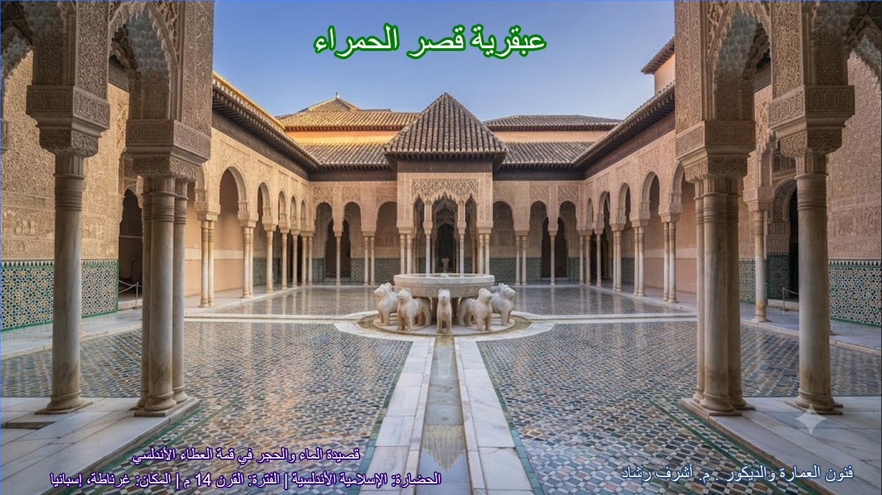 عبقرية قصر الحمراء