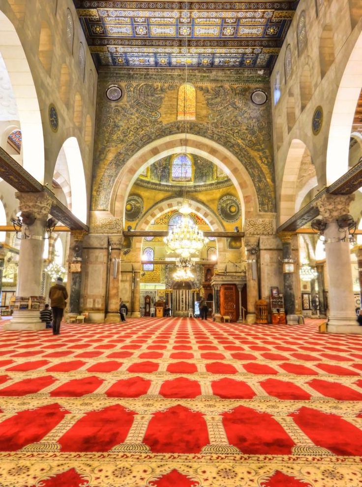 المسجد الاقصى من الداخل