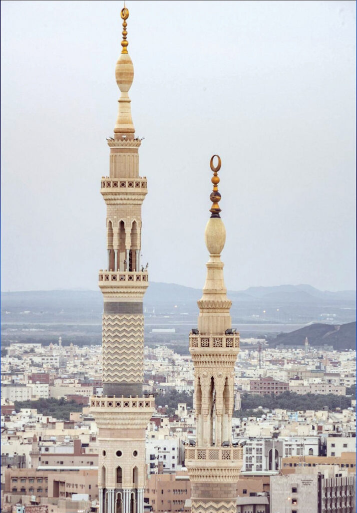 مأذن المسجد النبوي
