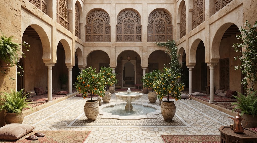 الباحات الداخلية (الصحن)