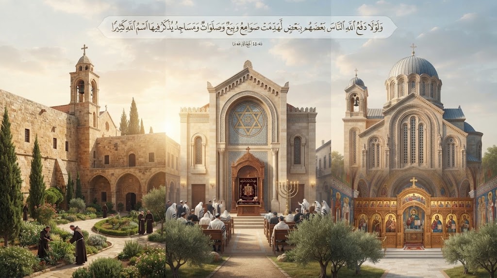  الصوامع والبيع والصلوات: دور عبادة الأديان الأخرى
