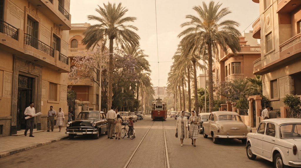 نشأ أبو النجا في حي مصر الجديدة