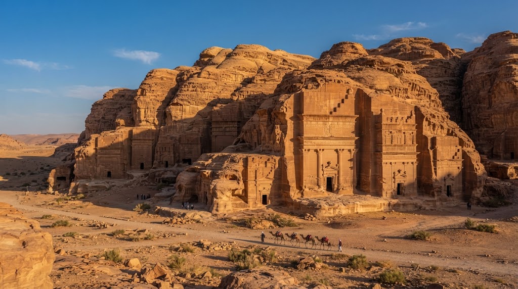 حضارة قوم ثمود: نحت الجبال