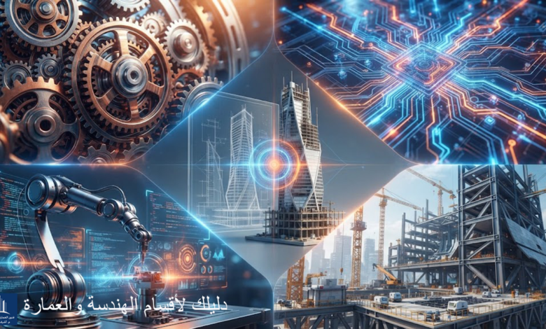 دليلك لأقسام الهندسة والعمارة